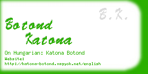 botond katona business card